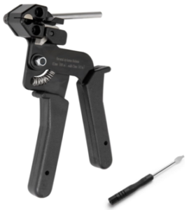 OFFO Metal Zip Ties Cutter for Stainless Steel Tie Wrap,Tensioning Installation Cutting Tool for Self-Locking Stainless Zip Ties with Free Zip Tie Release Tool