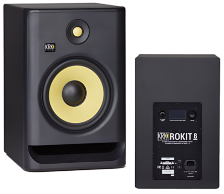 The new 8" KRK ROKIT RP8 G4 (Generation 4) bi-amp professional monitor takes music and sound creativity to a whole new industry-level. DSP-driven room tuning assistance, Graphic EQ and the new KRK Audio Tools App