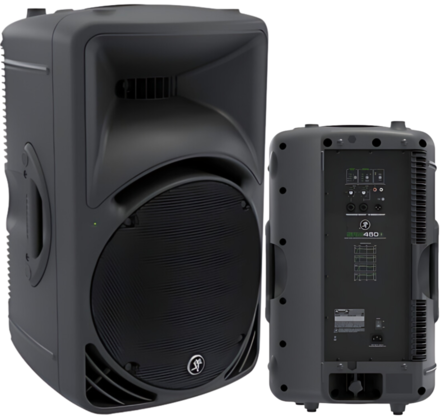 1000W system power paired with custom transducers deliver gig-level volumes with room to spare 12″ high-output LF driver / 1.4″ titanium dome compression driver High-Definition Audio Processing for professional sound with unmatched clarity Patented acoustic correction developed with touring geniuses at EAW® Precision 2-way crossover Driver time alignment and phase correction Quick one-button Speaker Mode selection for application-specific voicing (PA, DJ, Monitor and Soloist) Effortlessly eliminate nasty feedback with one-button automatic Feedback Destroyer Integrated 2-channel mixer featuring dual Mackie Wide-Z™ inputs Handles anything from mics to guitars to mixers with a single twist of the gain knob Includes stereo RCA inputs for easy connection to music source Perfect for the singer/songwriter, plug in and leave the mixer at home Smart Protect™ DSP kicks in to protect your investment when things get pushed a little too hard Monitor-specific angle and voicing mode perfect for cutting through on stage