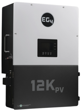 EG4 12kPV Hybrid Inverter | 48V | 12000W Input | 8000W Output | 120/240V Split Phase | RSD | All-In-One Hybrid Solar Inverter