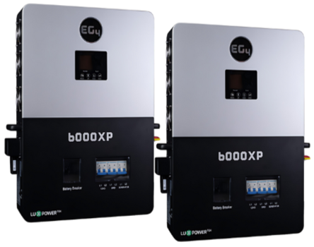 EG4 12kW Off-Grid Split Phase Inverter Bundle | 2 x 6000XP| 12000W Output | 48V 120/240V Split Phase | All in One Solar Inverter System [BNDL-E6000-2]