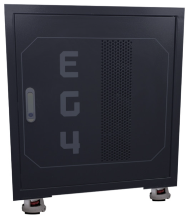 EG4 Enclosed Battery Rack 3 Slot Wheels Included(Pre-Assembled)