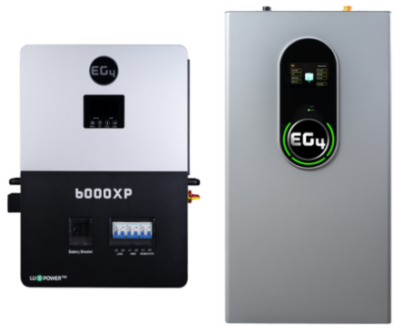 EG4 48V Indoor 280Ah WallMount Battery & EG4 6000XP Off-Grid Inverter Bundle 8000W PV Input | 6000W Output | All-In-One Solar Inverter