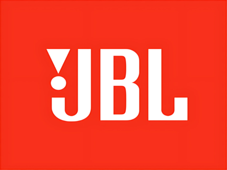 JBL logo and button