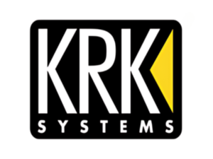 KRK logo and button