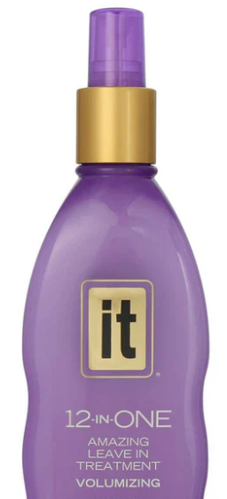Achieve maximum volume and address your hair care needs with Our IT 12-in-One Volumizing Leave-in Treatment Spray. This extraordinary treatment combines the power of multiple benefits in a single bottle. Enriched with Raw Avocado, Keratin Proteins, and Whole Wheat-derived proteins, it works wonders to amplify volume. Each hair strand is coated and plumped, resulting in an overall enhancement of volume that will turn heads. Not only does this treatment create incredible volume, but it also offers a range of other benefits. The inclusion of hydrolyzed silk and keratin ensures that your hair feels irresistibly soft and smooth. Bid farewell to heavy, weighed-down locks as this formula is lightweight and non-greasy. Moreover, it is free from parabens, ensuring a clean and wholesome hair care experience. This versatile treatment goes beyond volumizing. It is designed to repair damage, detangle your hair, and strengthen each strand. Say hello to lustrous, silky shine as it enhances the overall appearance of your hair. Additionally, it provides anti-aging protection, preserving the youthfulness of your locks.