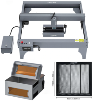 ➤ High-energy cutting, up to 18mm wood and 30mm acrylic board ➤ Cutting 12mm wood and 8mm black acrylic at once ➤ KR removed smoke and debris from the cutting area ➤ Precision engraving with the ultra-fine compression spot.