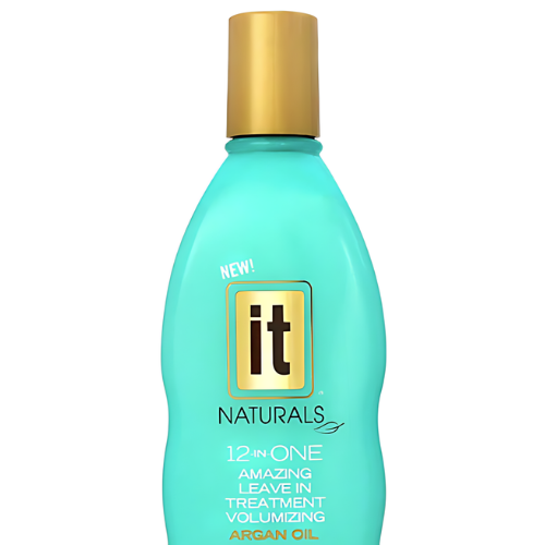IT Naturals 12-in-One Volumizing Leave-In Treatment - Elevate Your Hair to New Heights Experience the ultimate in hair transformation with IT Naturals 12-in-One Volumizing Leave-In Treatment. This extraordinary treatment is specifically formulated to maximize volume, thickness, and manageability, while addressing the most common hair care concerns in one bottle. Enriched with a luxurious blend of Raw Avocado, Keratin Proteins, and Whole Wheat-derived proteins, this treatment works wonders on each hair strand, enhancing volume and creating a fuller, more voluminous look. Say goodbye to flat and lifeless hair as you embrace stunning body and bounce.
