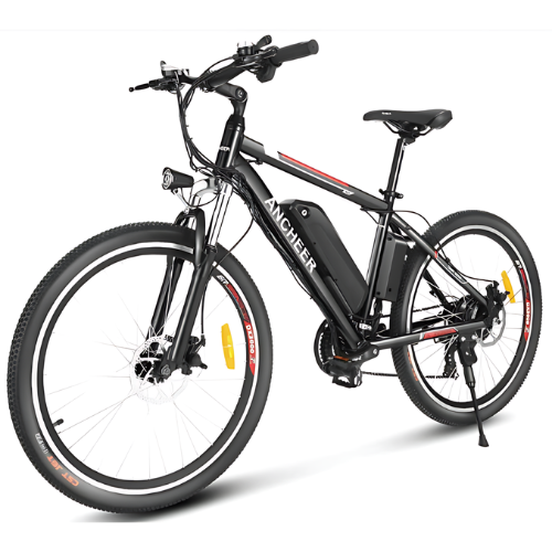 ANCHEER 26 inch Electric Bike for Adults, Commuting Ebike with 36V 10.4Ah Battery, 250W Motor Electric Mountain Bike, and Professional 21 Speed Gears-AN1907